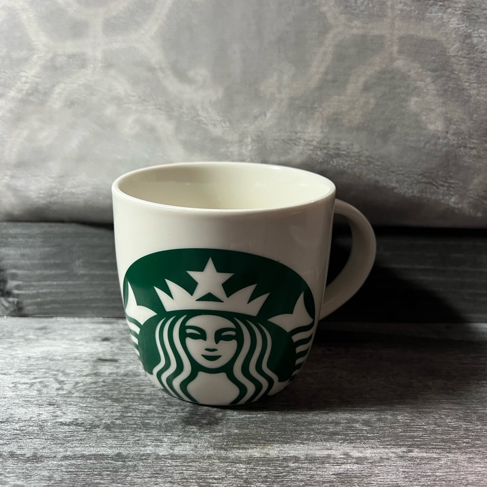 Starbucks Classic Green and White Mug